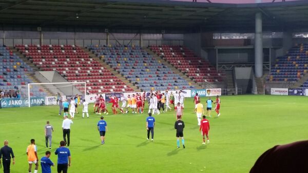 Ответный матч первого квалификационного раунда лиги Европы между Ригой и ЦСКА (София)  - Sputnik Латвия