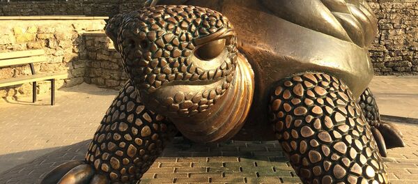 Черепаха Яниса Барды, Майори, Юрмала - Sputnik Латвия