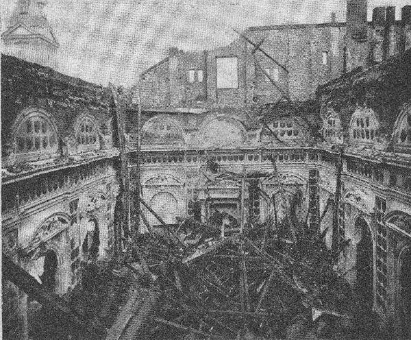 Зал заседаний Учредительного собрания после пожара 1921 года - Sputnik Латвия