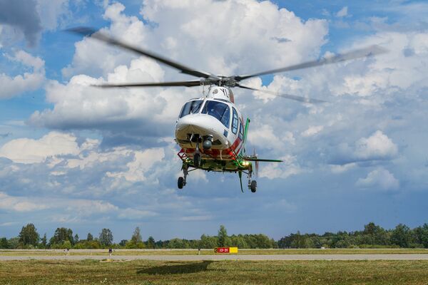 Вертолет Agusta Bell 206B Латвийской пограничной охраны - Sputnik Латвия