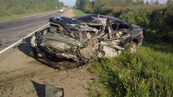 Тяжелая автоавария по вине пьяного водителя - Sputnik Латвия