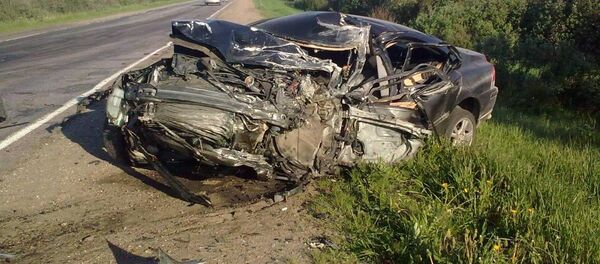 Тяжелая автоавария по вине пьяного водителя - Sputnik Латвия