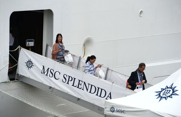 MSC Splendida – viens no lielākajiem kruīza kuģiem Eiropā. - Sputnik Latvija