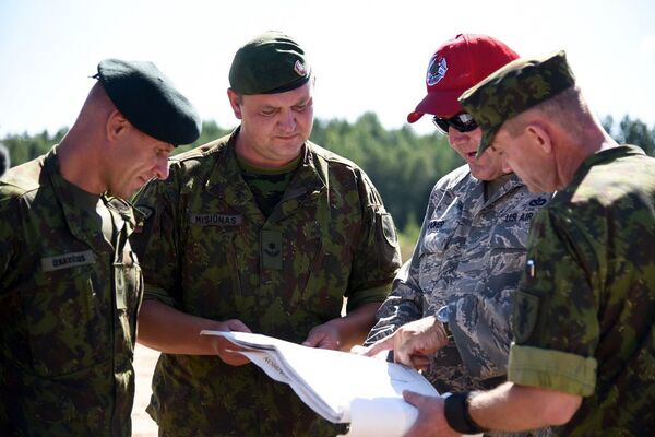 Строительство авиаполигона в Казлу-Руде - Sputnik Латвия