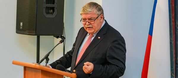 Krievijas vēstnieks Jevgenijs Lukjanovs Krievijas vēstnieks Jevgenijs Lukjanovs - Sputnik Latvija