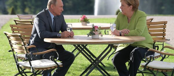 Рабочий визит президента РФ В. Путина в Германию - Sputnik Латвия