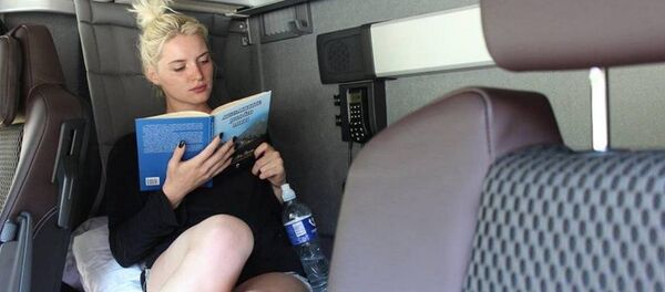 Акция - ночлег в тягаче Акция - ночлег в тягаче - Sputnik Latvija