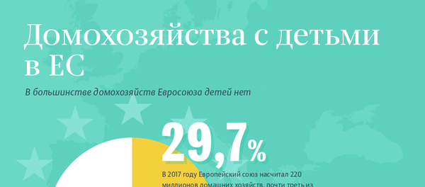 Домохозяйства с детьми в ЕС - Sputnik Латвия