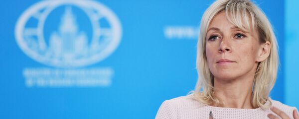 Krievijas ĀM oficiālā pārstāve Marija Zaharova Krievijas ĀM oficiālā pārstāve Marija Zaharova - Sputnik Latvija