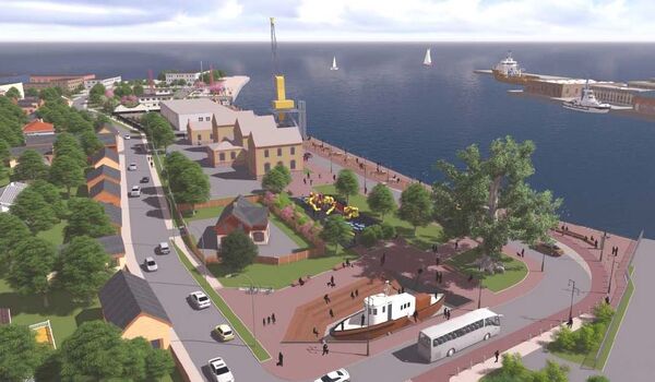 Проект улицы в Вентспилсском порту Проект улицы в Вентспилсском порту - Sputnik Латвия