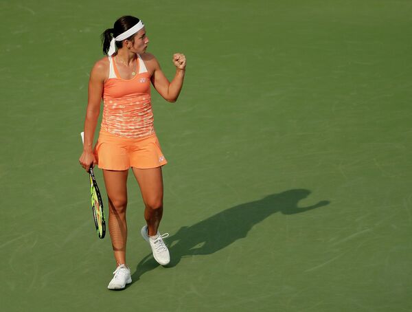 Анастасия Севастова во время теннисного турнира U.S. Open - Sputnik Латвия