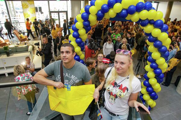 Открытие магазина IKEA в Риге Открытие магазина IKEA в Риге - Sputnik Латвия