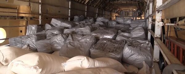 Самолет МЧС России доставил в Сирию 34 тонны гумпомощи - Sputnik Латвия