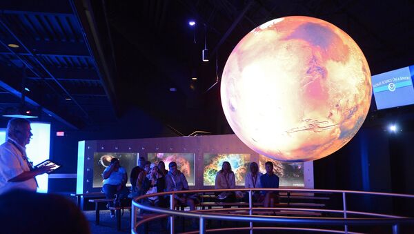 Макет планеты Марс в космическом музее. Архивное фото - Sputnik Latvija