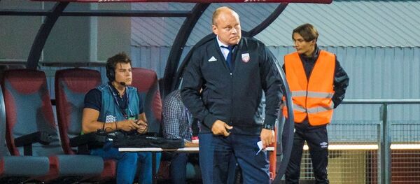 Тренер сборной Латвии по футболу Миксу Паателайнен в матче Лиги наций УЕФА против команды Андорры, 6 сентября 2018 - Sputnik Латвия