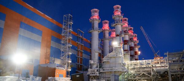 Строительство завода по производству сжиженного газа Ямал СПГ - Sputnik Латвия