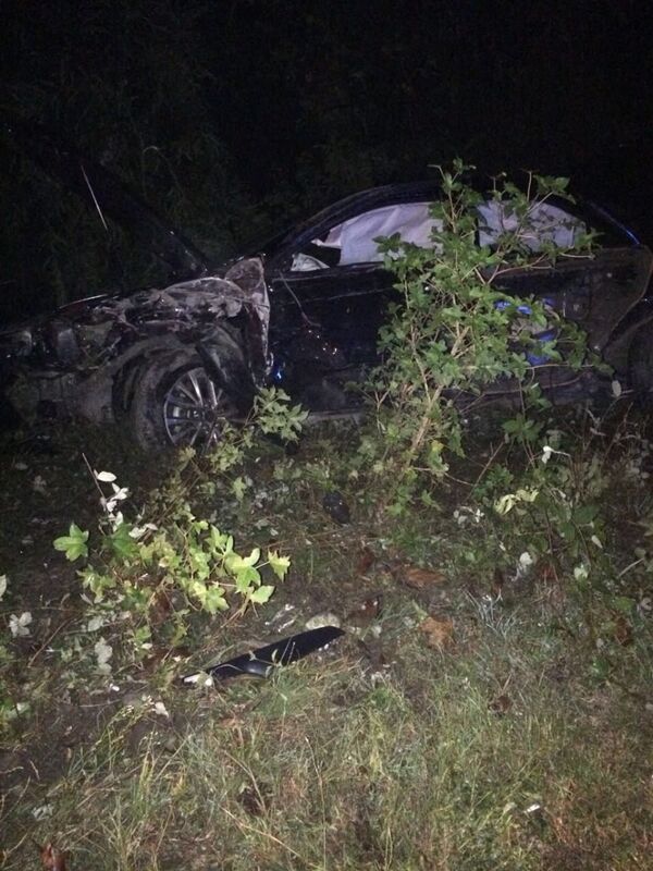 Фото с места ДТП, в результате которого погиб премьер-министр Абхазии Геннадий Гагулия Фото с места ДТП, в результате которого погиб премьер-министр Абхазии Геннадий Гагулия - Sputnik Латвия