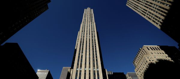 Здание Рокфеллеровского центра (Рокфеллер Плаза) в Нью-Йорке - Sputnik Latvija