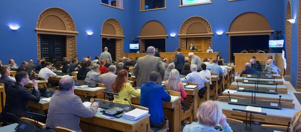 Заседание Рийгикогу. - Sputnik Латвия