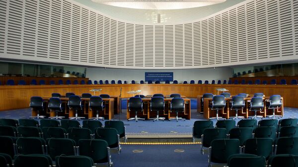 Зал заседаний Европейского суда по правам человека - Sputnik Латвия