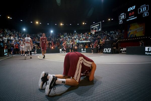 Финальный матч чемпионата Европы по баскетболу 3х3 между Сербией и Латвией - Sputnik Латвия