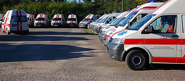 Машины литовской скорой помощи - Sputnik Латвия