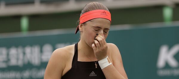 Елена Остапенко проиграла во втором круге турнира в Сеуле - Sputnik Латвия