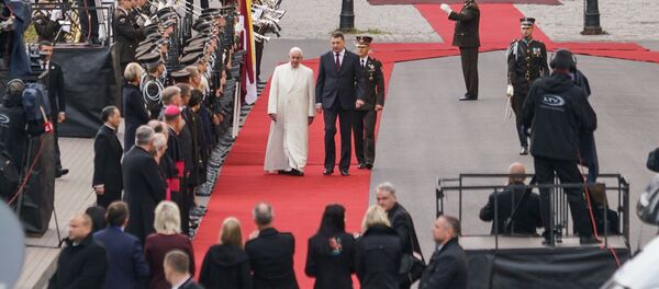 Romas pāvesta Franciska vizīte Latvijā Romas pāvesta Franciska vizīte Latvijā - Sputnik Latvija