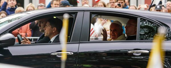 Romas pāvesta Franciska vizīte Latvijā Romas pāvesta Franciska vizīte Latvijā - Sputnik Latvija