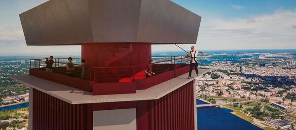 Проект реконструкции телебашни на Закюсале - Sputnik Латвия