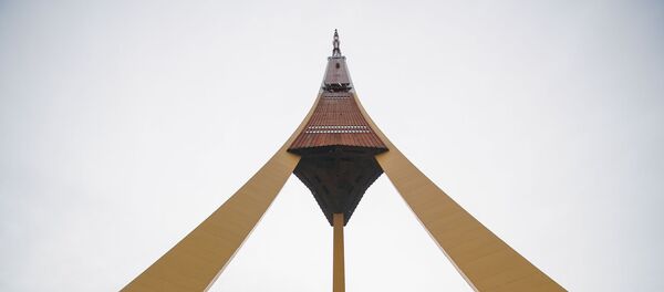 Телебашня на Закюсале Телебашня на Закюсале - Sputnik Latvija