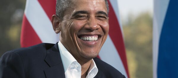 Президент США Барак Обама - Sputnik Latvija