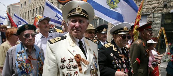 Празднование Дня Победы в Израиле Празднование Дня Победы в Израиле - Sputnik Latvija