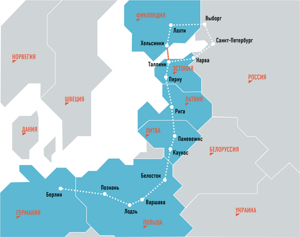 Проект Балтийской железной дороги - Sputnik Латвия
