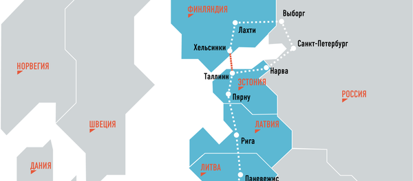 Проект Балтийской железной дороги - Sputnik Латвия