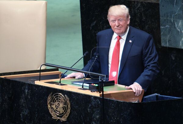 Так кончилась империя: Трамп опозорился на выступлении в ООН - Sputnik Латвия