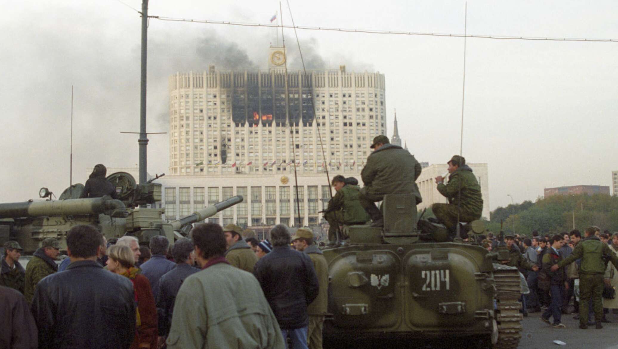 Видео: события октября 1993-го года в Москве