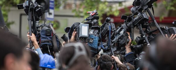 Žurnālisti. Foto no arhīva Žurnālisti. Foto no arhīva - Sputnik Latvija
