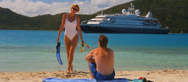 Отдыхающие на Карибах  - Sputnik Латвия