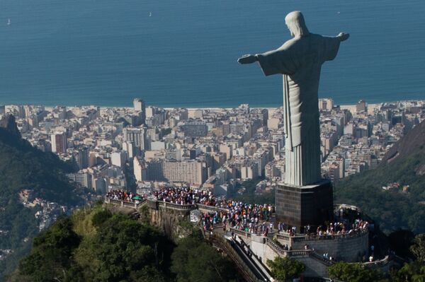 Статуя Христа-Искупителя в Рио-де-Жанейро, Бразилия - Sputnik Латвия