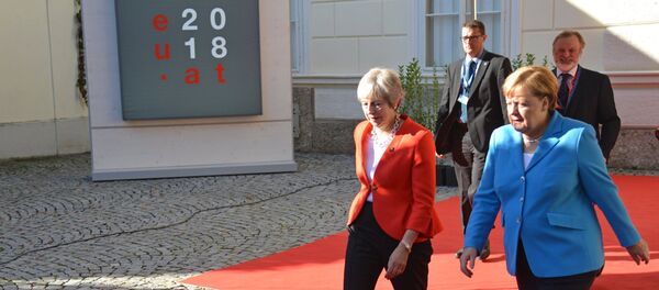 Неформальная встреча глав стран ЕС в Зальцбурге Неформальная встреча глав стран ЕС в Зальцбурге - Sputnik Latvija
