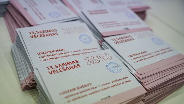 Подсчет голосов на выборах в 13-й Сейм - Sputnik Latvija