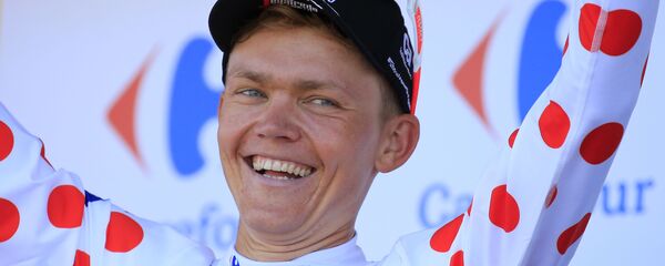 Латвийский профессиональный шоссейный велогонщик Томc Скуиньш - Sputnik Латвия