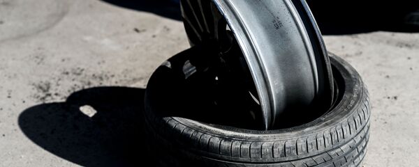 Работа шиномонтажной мастерской Работа шиномонтажной мастерской - Sputnik Латвия