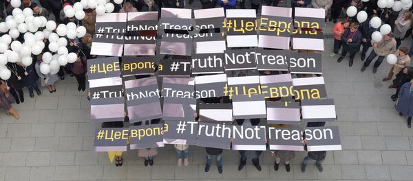 Žurnālists Višinskis joprojām ir cietumā: 150 kauna dienas Kijevai - Sputnik Latvija