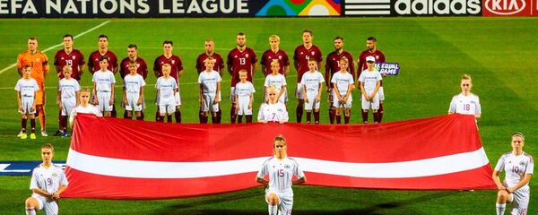 Матч Лиги наций УЕФА между сборными командами Латвии и Казахстана Матч Лиги наций УЕФА между сборными командами Латвии и Казахстана - Sputnik Латвия