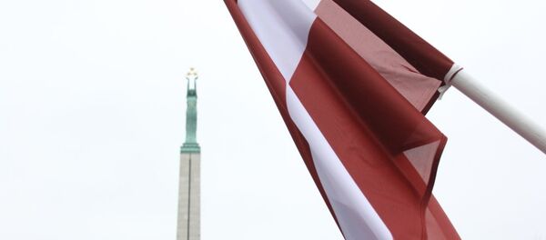 Шествие легионеров Ваффен СС и их сторонников в Риге Шествие легионеров Ваффен СС и их сторонников в Риге - Sputnik Латвия