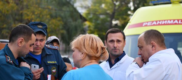 Uzbrukums Kerčas koledžam Uzbrukums Kerčas koledžam - Sputnik Latvija