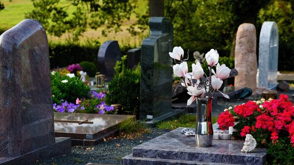 Цветы на кладбище - Sputnik Латвия
