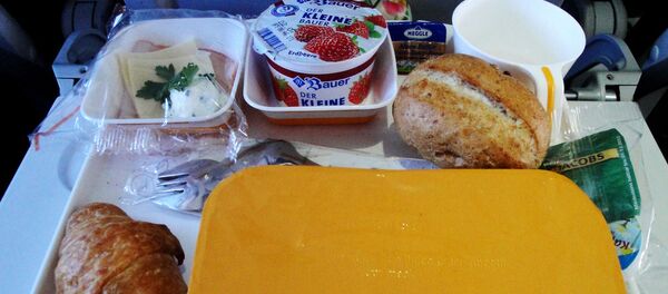 Brokastis lidmašīnā. Foto no arhīva - Sputnik Latvija